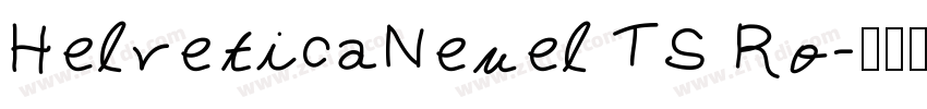 HelveticaNeuel TS Ro字体转换